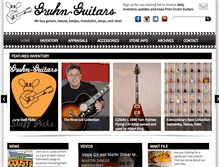 Tablet Screenshot of guitars.com